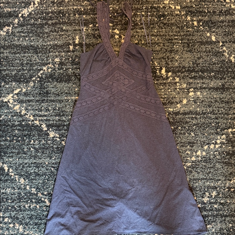 Elegant Purple Midi Dress